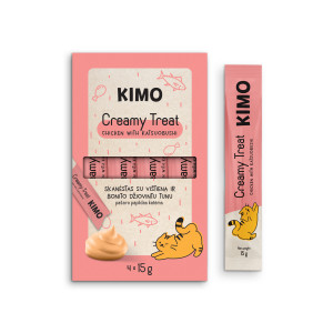 Kimo Cat Creamy Chicken Katsubuoshi tyrelės skanėstas katėms 60 g