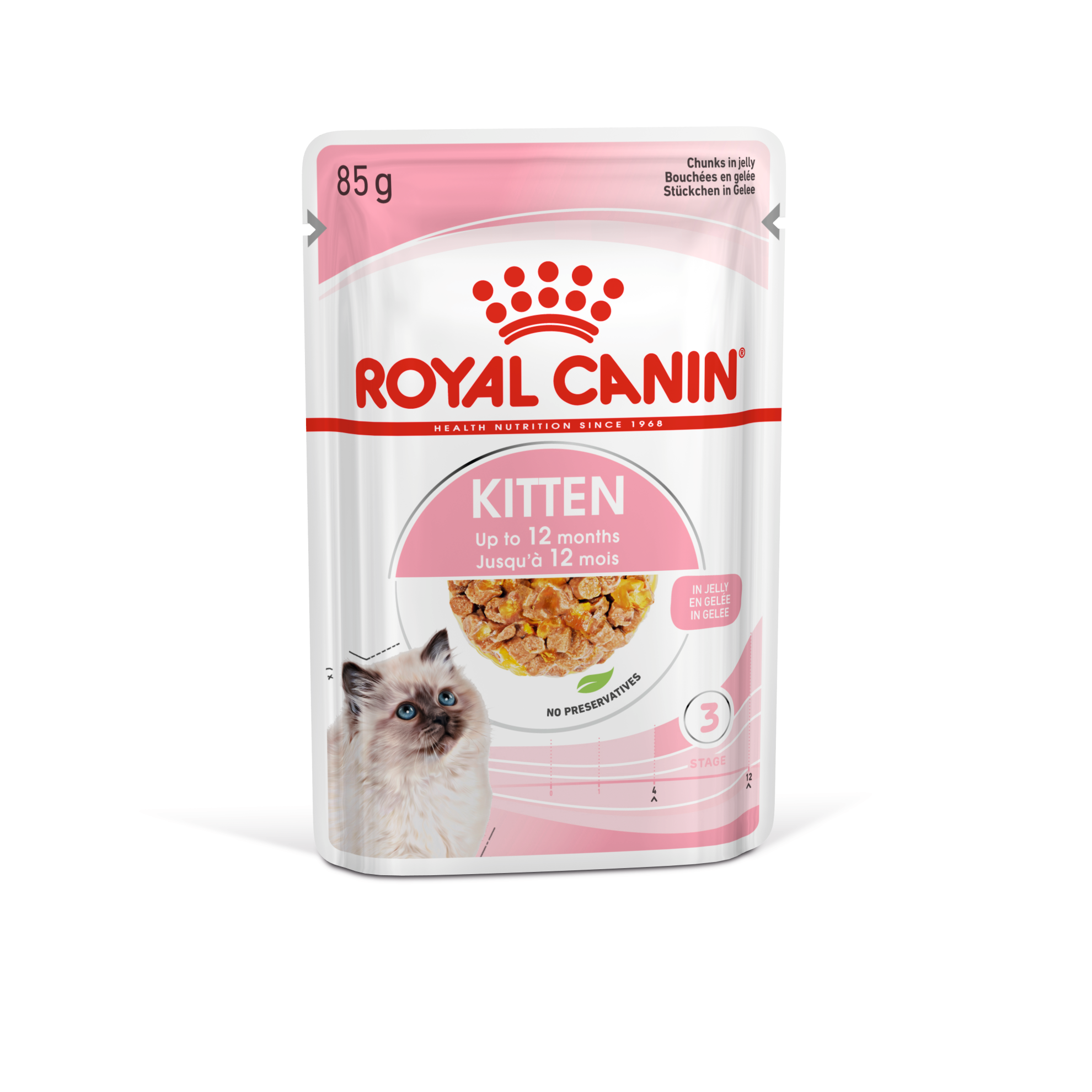 FHN Cat Kitten Instinctive Jelly 12x85 g - Image 1