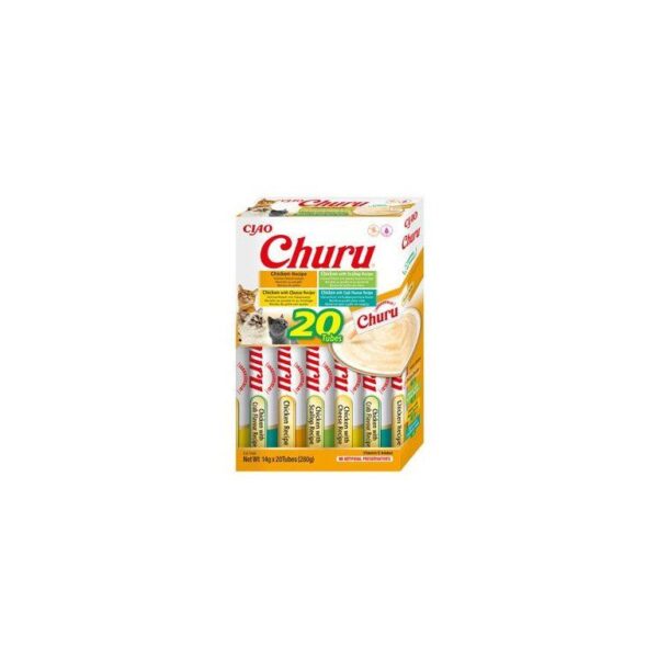 INABA CAT CHURU VARIETY CHICKEN 20x14g (280g)