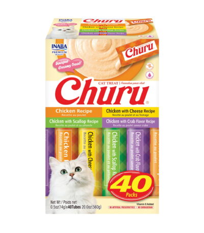 INABA Cat Churu Variety Chicken 40x14g (560g)