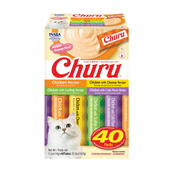 INABA Cat Churu Variety Chicken 40x14g (560g)