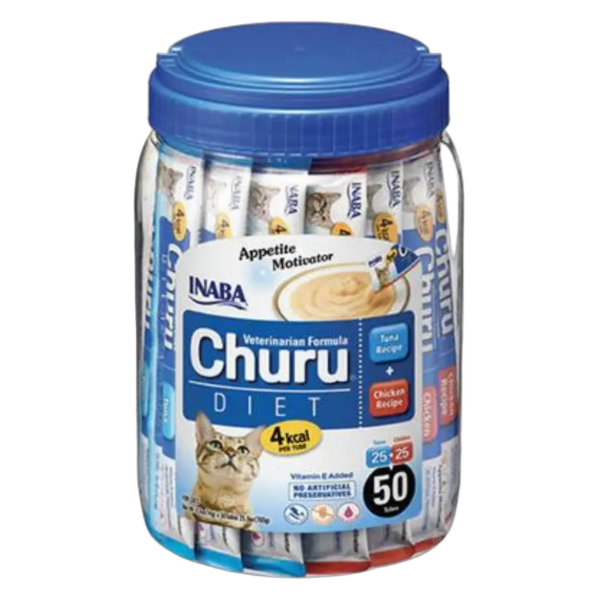 INABA Churu Diet Tuna Chicken CAT 50x14g (700g)