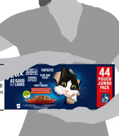 Purina Felix Fantastic Mix in jelly 44 x 85g